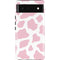 Pink Cow Print Pixel Cases